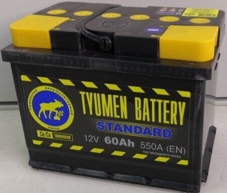 Аккумулятор Tyumen Battery Standard 60 а-ч прямая полярность